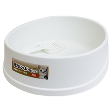 IRIS OHYAMA 愛麗思歐雅瑪 梯形貓便盆, 白色, 1個