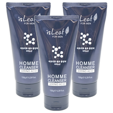isLeaf 男士激淨潔面乳胺基酸, 150g, 3件