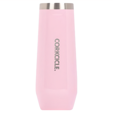 CORKCICLE. 酷仕客 無柄香檳杯 200ml 玫瑰石英粉, 三層真空保溫保冷, 1個