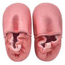 歐美手工防滑嬰兒學步鞋 棉布聚酯纖維, 12~16cm, 粉色