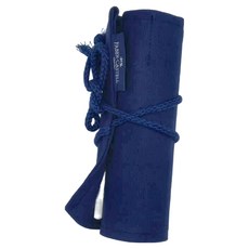 FABER-CASTELL 輝柏 帆布捲筆袋+水性色鉛筆, 27色, 1組