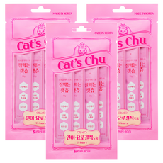 PEPERONI 陪陪肉肉 貓泥 鮭魚 韓國人氣 有助於泌尿道保健, 48g, 3袋