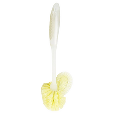 KEYTOSS 詰朵斯 彈力纖維 360°兩用止滑馬桶刷, 顏色隨機, 1支