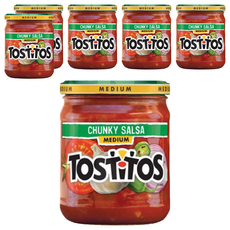 TOSTITOS 莎莎醬，中等辣度, 439.4g, 6罐