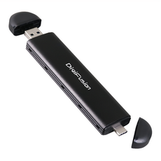DigiFusion 伽利略 雙支援外接盒 M.2 NVMe+NGFF to USB3.1 Gen2, 1個