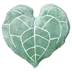 Mega IG居家植感美學抱枕 愛心葉, 40 x 37cm