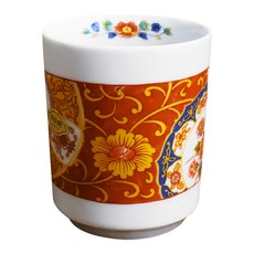 手握杯-日本製 7.5cm x 9cm 陶瓷 260mL, 聖窯金牡丹, 1個