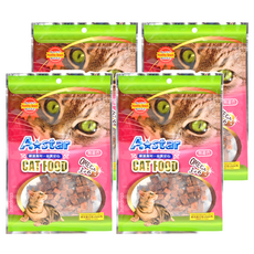 A star 貓專用零食 深海鮭魚皮鮭魚丁, 富含OMEGA3 6, 全齡貓適用, 45g, 4包