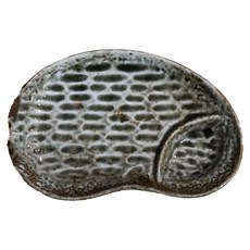 日本制強化豆形附格皿 - (黑 / 藍 / 黃) 陶瓷 20 x 12.5 x 2.5 cm 120 mL, 綠色, 1個