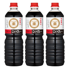 丸金 特級濃口醬油, 日本進口傳統釀造技術，下廚調味最佳選擇，各式料理適用, 1L, 3瓶