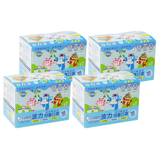 YODA 優的寶貝 波力平面防塵兒童口罩 50片 Set 台灣製造, AMBER, 4盒