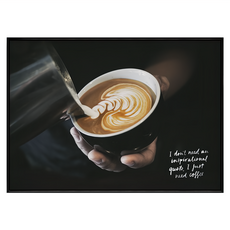 只要一杯咖啡, 黑色