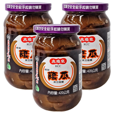 高慶泉 蔭瓜 精製黑豆蔭, 420g, 3罐
