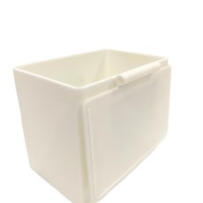 echo 多用途收納盒 3個, 白色, 1層