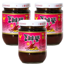 三鷹 香辣豆瓣醬 不含防腐劑及人工色素, 180g, 3罐