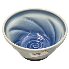 珍味缽 陶瓷 適用溫度-30°C~100°C, 旋藍染, 1個