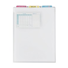 KUTSUWA STAD 攜帶式資料夾文件盒, 1個, 透明色