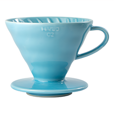 HARIO 好璃奧 V60 02彩虹磁石濾杯, VDC-02-BU-TW 粉藍色, 240ml, 1個