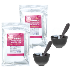 VITAHALO 膠原蛋白保濕軟膜粉 Set, 1kg, 附軟膜工具, 臉部護理, 2組, 1入