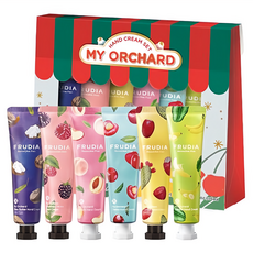 FRUDIA 文青果社 保濕護手霜 田園果市禮盒 Set, 含水果、蜂蜜、積雪草、水果籽油, 1盒