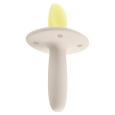 Richell 利其爾 TLI 寶寶學習用湯匙, 嬰兒矽膠湯匙, 5個月以上適用, 混和顏色, 1支