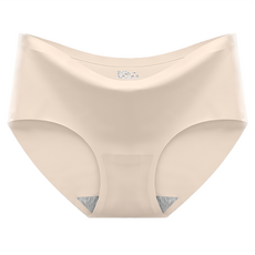 冰絲涼感透氣內褲 無痕褲 新款 棉+聚酯纖維, XXL, 卡其色