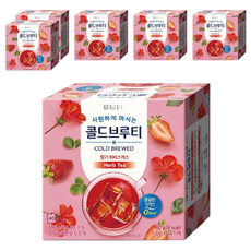 Damtuh 丹特 冷泡零卡水果茶 草莓芙蓉花茶 Set, 1.5g, 40包, 6盒