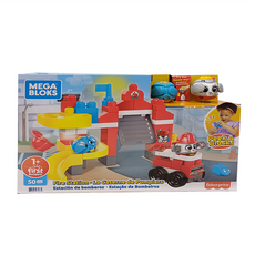 Fisher-Price 費雪 美高躲貓貓消防局 Set, 50塊積木，1歲以上, 1組, 多色