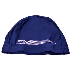 JIEHU 捷虎 萊卡泳帽 均碼 2202 藍色 舒適彈性佳, 1個