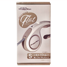 DoggyMan 多格漫 伸縮扁帶 10kg以下小型犬, 象牙白, 1個