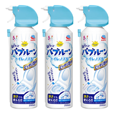 EARTH 馬桶噴嘴泡沫清潔噴霧, 200ml, 3瓶