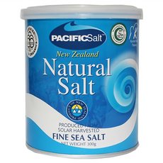 PACIFICSalt 天廚 紐西蘭日曬天然海鹽 保留天然礦物質成分, 300g, 1罐