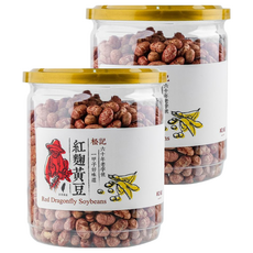 松記 紅麴黃豆, 220g, 2罐