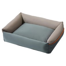 YOGiSSO 四季通用防滑寵物睡墊, 高回彈PP棉填充, 舒適環繞壁面, 底部防滑, 混合色, 55*45*18 cm, 1個