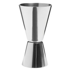 bar craft JIGGER 雙頭不鏽鋼量酒器 精準刻度調酒杯, 1個, 單一顏色