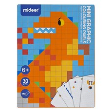 mideer 迷你遊戲卡 6歲以上, 像素繪卡, 1盒
