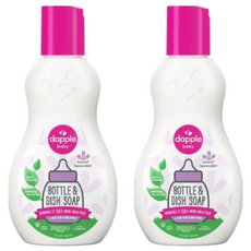 dapple baby 奶瓶及餐具清潔液 外出用 薰衣草，植物成分, 90ml, 2瓶