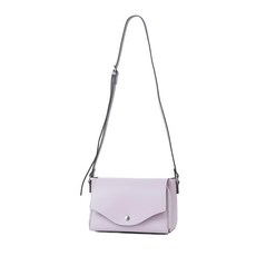 Legato Largo 驚異的輕量化 小法式極簡時尚 兩用皮夾斜背包, 薰衣草紫