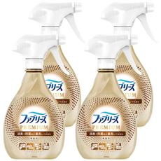 febreze 風倍清 W Premium 織物除菌消臭噴霧 無香, 370ml, 4瓶
