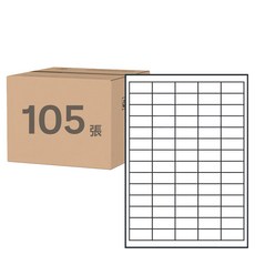 鶴屋 A4三用電腦標籤 106號 B2040 40 x 20mm, 105張, 70格