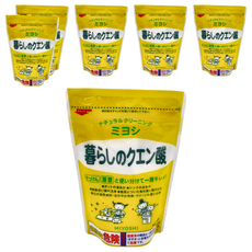 MIYOSHI 檸檬酸清潔粉, 330g, 日本生產, 6包