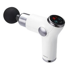 RASTO AM4 智能觸控32段液晶顯示變頻筋膜槍 附按摩頭 4個 + 充電線 142 x 56 x 140mm R-ARC004