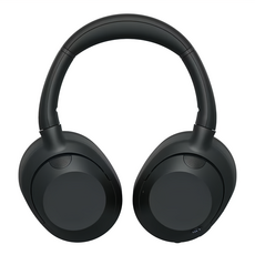 SONY 索尼 降躁真無線耳罩式耳機 ULT三段式按鈕 極致低音 DSEE技術 30小時續航力 快充功能, 黑色, WH-ULT900N