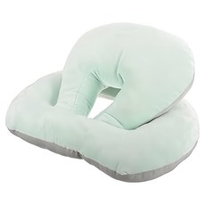 午睡枕 - 一般款 1人 天鵝絨、冰絲, 綠色