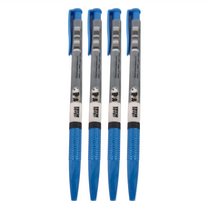 德德小品集 熊熊三賤客原子筆 Set 4支, 藍色, 1組