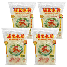 虎牌埔里水粉中粗400g*4包-台灣埔里米粉、口感Q彈、無添加、快速料理, 400g