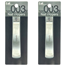 KAI 貝印 不鏽鋼指甲刀 9.3 x 2 x 2.1cm, KE-0103, 2個