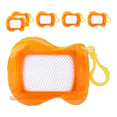 AHOYE 鑰匙圈夾磁性畫板/書寫板/塗鴉板, 6個, 橘色