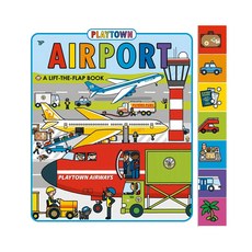 Priddy Books Playtown: Airport 翻翻書, Lift-the-Flap Book
