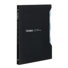 KOKUYO 國譽 Campus 26孔索引活頁夾 B5 65張最大可容納張數, 黑色, 1本